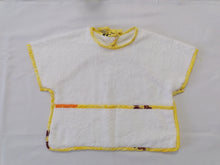 将图片加载到图库查看器，Lot de 2 bavoirs bébé à manches-tissu coton imprimé (wax).
