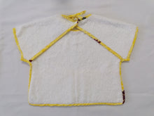 将图片加载到图库查看器，Lot de 2 bavoirs bébé à manches-tissu coton imprimé (wax).
