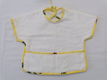 将图片加载到图库查看器，Lot de 2 bavoirs bébé à manches-tissu coton imprimé (wax).
