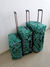 将图片加载到图库查看器，Lot de 3 Housses de protection pour valise  (tissu wax)
